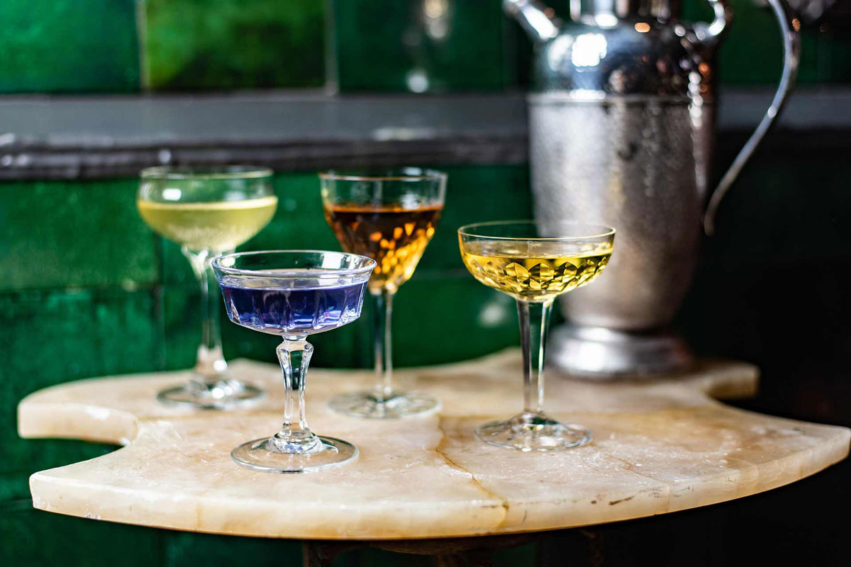 Cocktails in Martini Glas